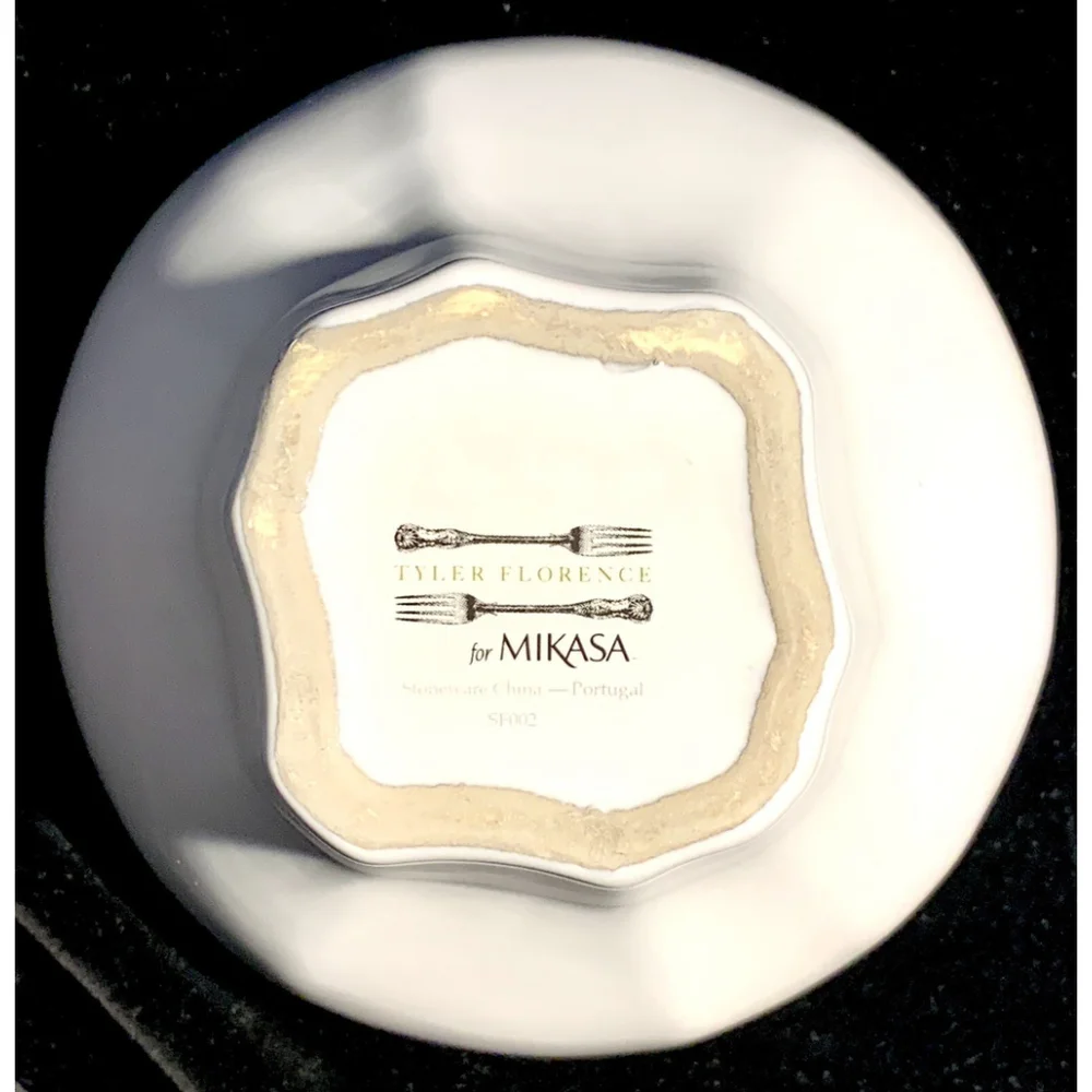 Mikasa‎ Tyler Florence Chef White Latte Bowl Excellent